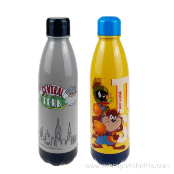 650mL Steel Bottom Heat Transfer Printing Plastic Bottle